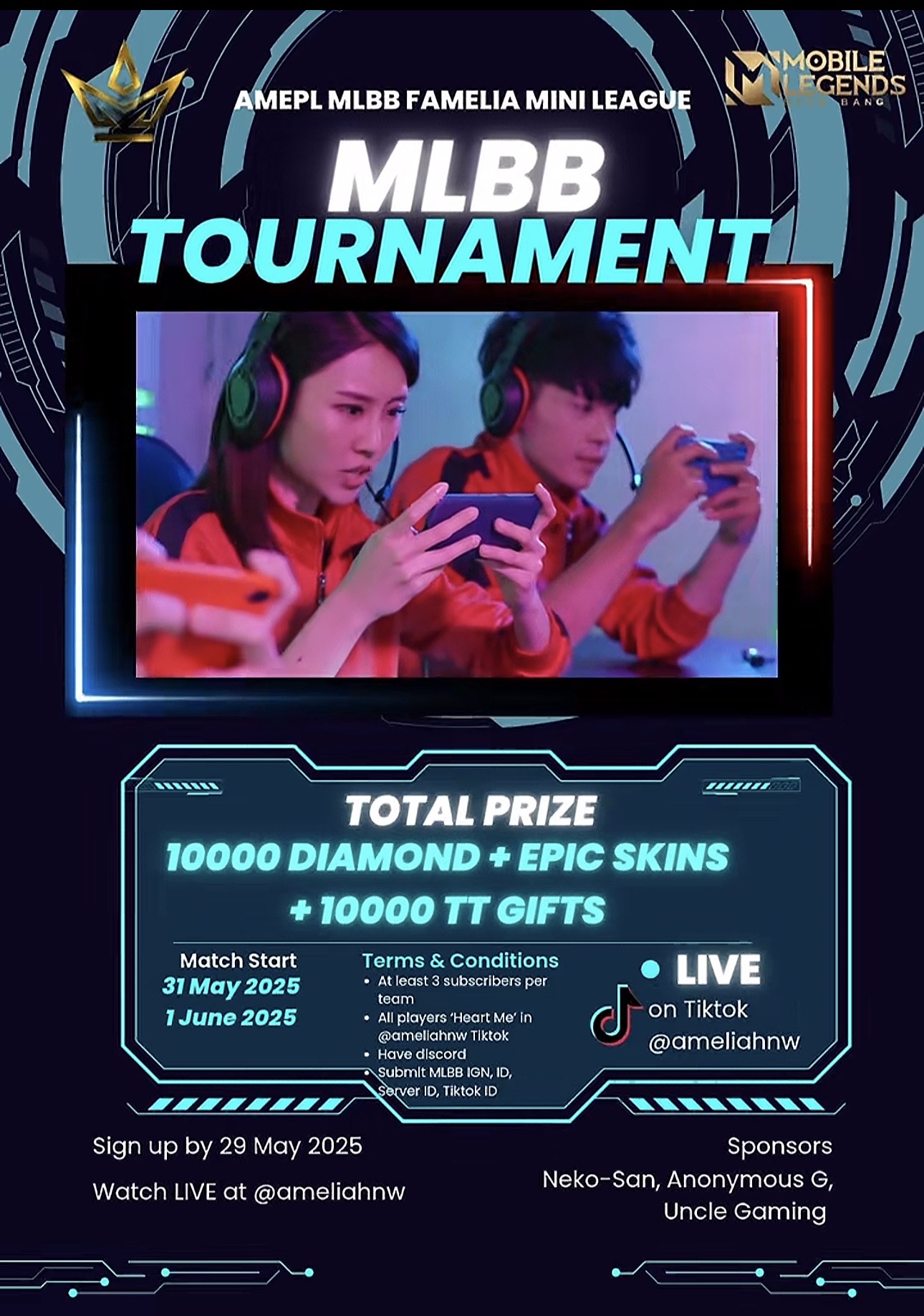 Amelia’s Second MLBB Tournament video thumbnail